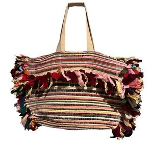 Raj for Anthropologie Colorful Guatemala Tote XL